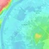 Mapa topográfico Anneville, altitude, relevo