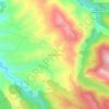 Mapa topográfico Riego de Ambrós, altitude, relevo