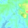 Mapa topográfico Pangpang, altitude, relevo