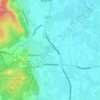 Mapa topográfico Vinkwijk, altitude, relevo