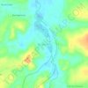 Mapa topográfico Mirasselvas, altitude, relevo