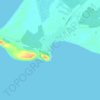 Mapa topográfico Carelmapu, altitude, relevo