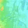 Mapa topográfico Bennwihr-Gare, altitude, relevo
