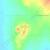 Mapa topográfico Little Wongan Hill, altitude, relevo