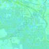 Mapa topográfico Tabun, altitude, relevo