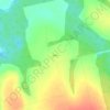 Mapa topográfico Este, altitude, relevo