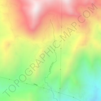 Mapa topográfico Dopo, altitude, relevo