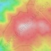 Mapa topográfico Dicks Hut, altitude, relevo