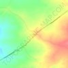 Mapa topográfico Tarhada, altitude, relevo