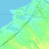 Mapa topográfico Taloc, altitude, relevo