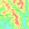 Mapa topográfico Vandalia, altitude, relevo