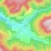 Mapa topográfico Tuixent, altitude, relevo