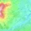 Mapa topográfico Messimy, altitude, relevo