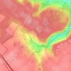 Mapa topográfico Hameau de Normandie, altitude, relevo