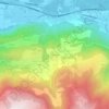 Mapa topográfico Le Bourgeal, altitude, relevo