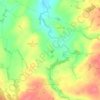 Mapa topográfico Broomy Hill, altitude, relevo
