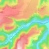 Mapa topográfico Aurouze, altitude, relevo