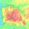 Mapa topográfico Kerpolican, altitude, relevo