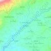 Mapa topográfico Mamasa, altitude, relevo