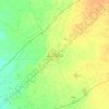 Mapa topográfico Toba Tek Singh, altitude, relevo