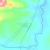 Mapa topográfico Chissaca, altitude, relevo