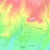 Mapa topográfico Cempaga, altitude, relevo