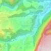 Mapa topográfico Mare à Citrons, altitude, relevo