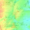 Mapa topográfico Ashby de la Launde, altitude, relevo