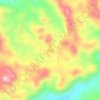 Mapa topográfico Iungo, altitude, relevo