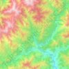 Mapa topográfico Dir, altitude, relevo