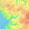 Mapa topográfico Keroyan, altitude, relevo