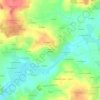Mapa topográfico La Motte aux Vesques, altitude, relevo