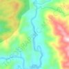 Mapa topográfico Paraiso, altitude, relevo
