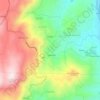 Mapa topográfico Cem, altitude, relevo