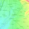 Mapa topográfico Bululawang, altitude, relevo