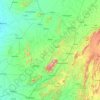 Mapa topográfico Sirohi, altitude, relevo