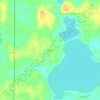 Mapa topográfico Jennie, altitude, relevo