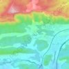 Mapa topográfico El Dajao, altitude, relevo