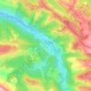 Mapa topográfico Mataly, altitude, relevo