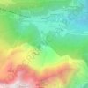 Mapa topográfico Pian di Vione, altitude, relevo
