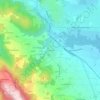 Mapa topográfico Le Durantin, altitude, relevo