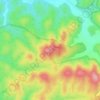Mapa topográfico Sheikh Ali, altitude, relevo