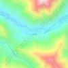 Mapa topográfico Pejerreyes, altitude, relevo