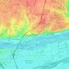 Mapa topográfico Les Rochettes, altitude, relevo