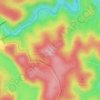 Mapa topográfico Woronora, altitude, relevo