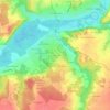Mapa topográfico La Fosse Noire, altitude, relevo