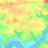 Mapa topográfico La Ville au Vent, altitude, relevo