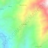 Mapa topográfico El Vencedor, altitude, relevo