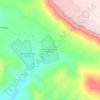 Mapa topográfico Ponderosa Spring Subdivision, altitude, relevo