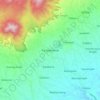 Mapa topográfico Parakansalak, altitude, relevo